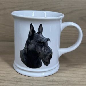 Vtg Scottie Dog Mug Expres Best Friends 2002 2D Ceramic Mug By Barbara Angello